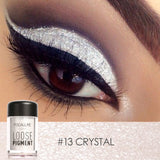 FOCALLURE 18 Colors Glitter Eye Shadow Cosmetic Makeup Diamond Lips Loose Makeup Eyes Pigment Powder