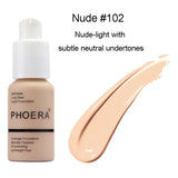 PHOERA Mineral Touch Whitening Concealer Facial Base Cream Brighten Moisturizer Face Liquid Foundation Makeup Primer TSLM1