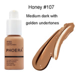 PHOERA Mineral Touch Whitening Concealer Facial Base Cream Brighten Moisturizer Face Liquid Foundation Makeup Primer TSLM1