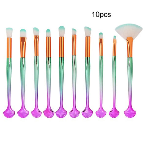 7/10/15pcs/kits Professional Nylon Makeup Brushes Set Cosmetics Foundation Brush Tools For Face Powder Eye Shadow Eyeliner Lip