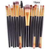 7/10/15pcs/kits Professional Nylon Makeup Brushes Set Cosmetics Foundation Brush Tools For Face Powder Eye Shadow Eyeliner Lip