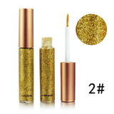 HANDAIYAN Brand 1 Pcs Glitter Liquid Eyeliner Pen 10 Colors Metallic Shine Eye Shadow & Liner Combination Pencil Eyes Makeup