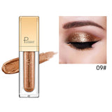 Pudaier 18 Colors Shine Smoky Eyeshadow Waterproof Dimond Glitter Liquid Eyeshadow Women's Cosmetic Eyeshadow Eyeliner