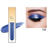 Pudaier 18 Colors Shine Smoky Eyeshadow Waterproof Dimond Glitter Liquid Eyeshadow Women's Cosmetic Eyeshadow Eyeliner