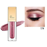 Pudaier 18 Colors Shine Smoky Eyeshadow Waterproof Dimond Glitter Liquid Eyeshadow Women's Cosmetic Eyeshadow Eyeliner