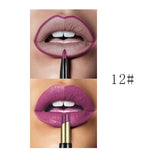 Pudaier Brand Matte Lipstick Wateproof Double Ended Long Lasting Lipstick Cosmetics Nude Red Lips liner Pencil