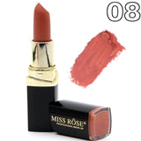 2018 New Matte Lipstick Lot Cosmetic Waterproof Long Lasting Pigment Velvet Miss Rose Brand Sexy Lip Matte Nude Lipstick Kits