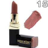 2018 New Matte Lipstick Lot Cosmetic Waterproof Long Lasting Pigment Velvet Miss Rose Brand Sexy Lip Matte Nude Lipstick Kits