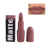 2018 New Lipsticks For Women Sexy Brand Lips Color Cosmetics Waterproof Long Lasting Miss Rose Nude Lipstick Matte Makeup