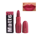 2018 New Lipsticks For Women Sexy Brand Lips Color Cosmetics Waterproof Long Lasting Miss Rose Nude Lipstick Matte Makeup