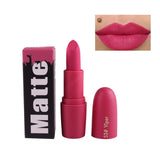 2018 New Lipsticks For Women Sexy Brand Lips Color Cosmetics Waterproof Long Lasting Miss Rose Nude Lipstick Matte Makeup