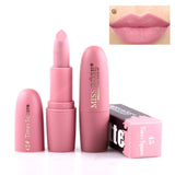 2018 New Lipsticks For Women Sexy Brand Lips Color Cosmetics Waterproof Long Lasting Miss Rose Nude Lipstick Matte Makeup