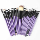 ROSALIND 20Pcs Professional Makeup Brushes Set Powder Foundation Eyeshadow Make Up Brushes Cosmetics Soft Synthetic Hair