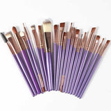 ROSALIND 20Pcs Professional Makeup Brushes Set Powder Foundation Eyeshadow Make Up Brushes Cosmetics Soft Synthetic Hair