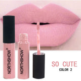 Matte Lipstick Fashion Makeup Long-Lasting Liquid Lip Makeup Lipstick Easy To Wear Nude Red Lip Gloss Cosmetic