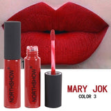 Matte Lipstick Fashion Makeup Long-Lasting Liquid Lip Makeup Lipstick Easy To Wear Nude Red Lip Gloss Cosmetic