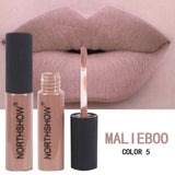 Matte Lipstick Fashion Makeup Long-Lasting Liquid Lip Makeup Lipstick Easy To Wear Nude Red Lip Gloss Cosmetic