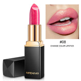 HANDAIYAN Glitter Lipstick Temperature Change Color Lip Stick Waterproof Shimmer Rouge a Levre Bigger Lips Tattoo Shiny Makeup