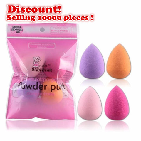 MAANGE Hot Women 4pcs Professional Makeup Sponge Blush Foundation Puff Multi Shape Sponges Makeup High Quality recommend Praise