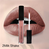 2018 New Fashion Makeup Lipstick Matte Lipstick Brown Nude Chocolate Color Liquid Lipstick Lip Gloss Matte Batom