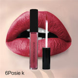 2018 New Fashion Makeup Lipstick Matte Lipstick Brown Nude Chocolate Color Liquid Lipstick Lip Gloss Matte Batom