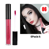 2018 New Fashion Makeup Lipstick Matte Lipstick Brown Nude Chocolate Color Liquid Lipstick Lip Gloss Matte Batom