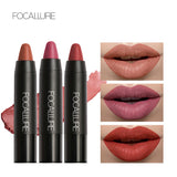 FOCALLURE Matte Lipstick 19 Colors Waterproof Long-lasting Easy to Wear Maquiagem Profesional Lipstick Nude Lips