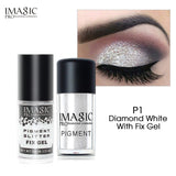 IMAGIC New Arrival Glitter Eyeshadow Metallic Loose Powder Waterproof Shimmer Pigments Colors Eye Shadow Makeup Cosmetics