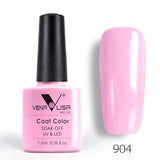 #61508 Venalisa Gel Nail 7.5 ml Top Coat Top + Base Coat Foundation for UV Gel Polish Best on Ali New Style Nail Lacquer Varnish