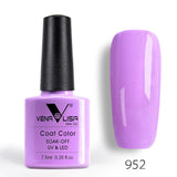 #61508 Venalisa Gel Nail 7.5 ml Top Coat Top + Base Coat Foundation for UV Gel Polish Best on Ali New Style Nail Lacquer Varnish