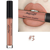 Matte Lipstick Fashion Makeup Long-Lasting Liquid Lip Makeup Lipstick Easy To Wear Nude Red Lip Gloss Cosmetic