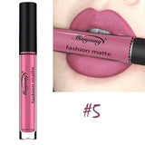 Matte Lipstick Fashion Makeup Long-Lasting Liquid Lip Makeup Lipstick Easy To Wear Nude Red Lip Gloss Cosmetic