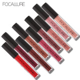 FOCALLURE Matte Velvet Lipstick Waterproof Moisturizer Smooth Lip Stick Long-lasting Lip Tint Cosmetic Beauty Makeup